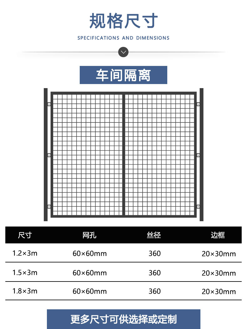 車間隔離尺寸